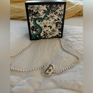 Gucci double G toggle necklace